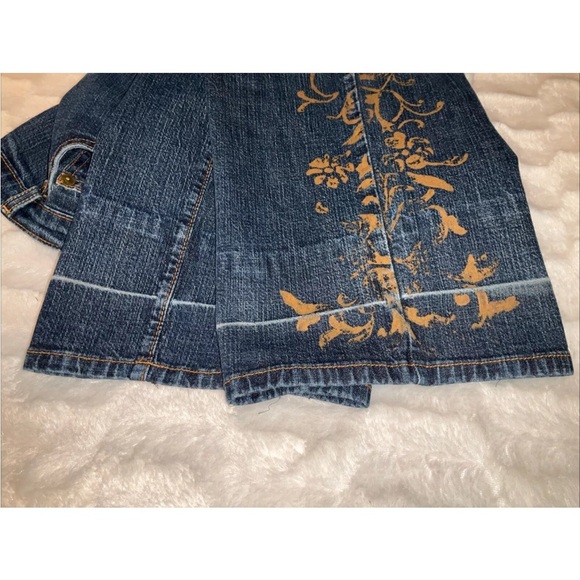 Kate Landry Women’s Wide Leg Painted Jeans Size 14 - Picture 5 of 9